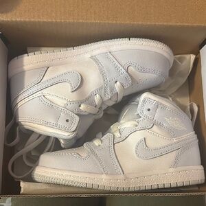 Nike White High-Top Sneakers